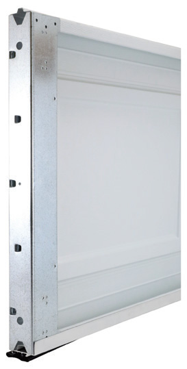 non-insulated garage door panel cross-section